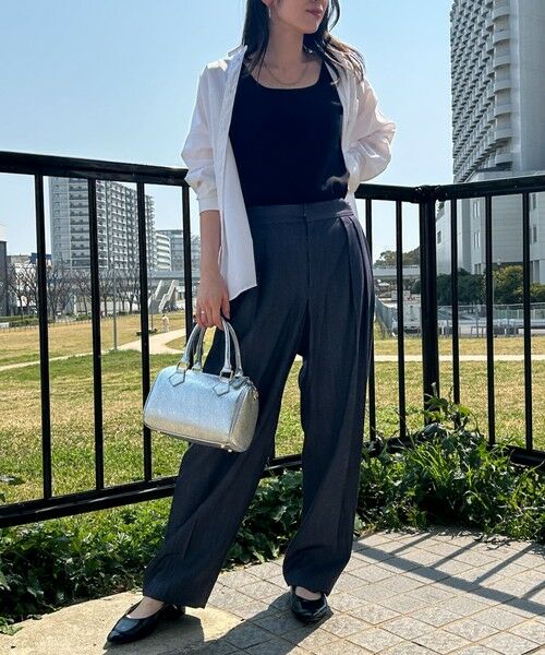 LAUTREAMONT / ロートレアモン キャミソール・チューブトップ | 【WEB限定】スクエアネックタンクトップ≪手洗い可能≫ | 詳細8