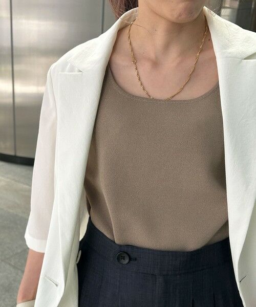 LAUTREAMONT / ロートレアモン キャミソール・チューブトップ | 【WEB限定】スクエアネックタンクトップ≪手洗い可能≫ | 詳細13