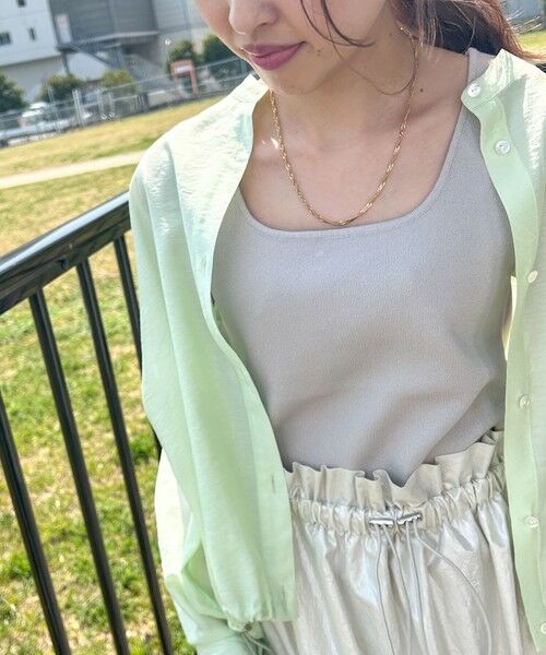 LAUTREAMONT / ロートレアモン キャミソール・チューブトップ | 【WEB限定】スクエアネックタンクトップ≪手洗い可能≫ | 詳細21