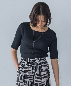 LAUTREAMONT / ロートレアモン ニット・セーター | ペーパーヤーンリブニット≪手洗い可能≫