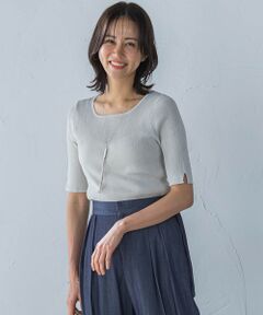 LAUTREAMONT / ロートレアモン ニット・セーター | ペーパーヤーンリブニット≪手洗い可能≫