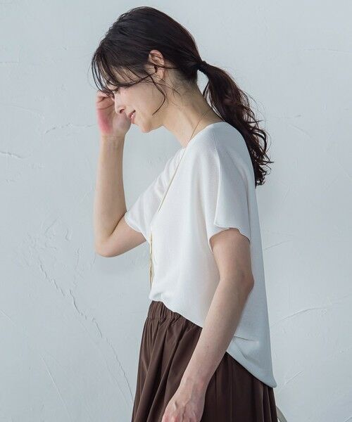 LAUTREAMONT / ロートレアモン ニット・セーター | ストレスフリーペーパーヤーンニット≪手洗い可能≫ | 詳細4