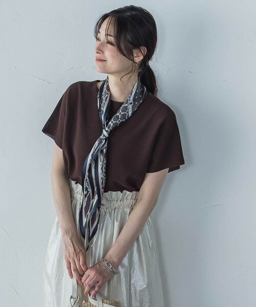 LAUTREAMONT/ロートレアモン ストレスフリーペーパーヤーンニット≪手洗い可能≫ ブラウン 9号 LAUTREAMONT/ロートレアモン ストレスフリーペーパーヤーンニット≪手洗い可能≫ ブラウン 9号