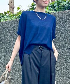 LAUTREAMONT / ロートレアモン ニット・セーター | 【WEB限定】リネンライクシアーニット≪手洗い可能≫