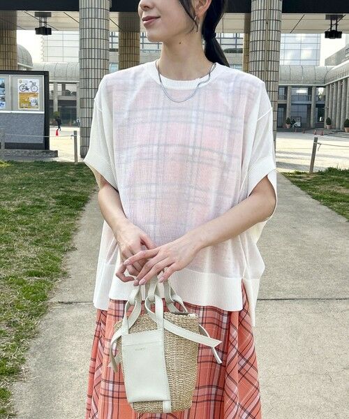 LAUTREAMONT / ロートレアモン ニット・セーター | 【WEB限定】リネンライクシアーニット≪手洗い可能≫ | 詳細2