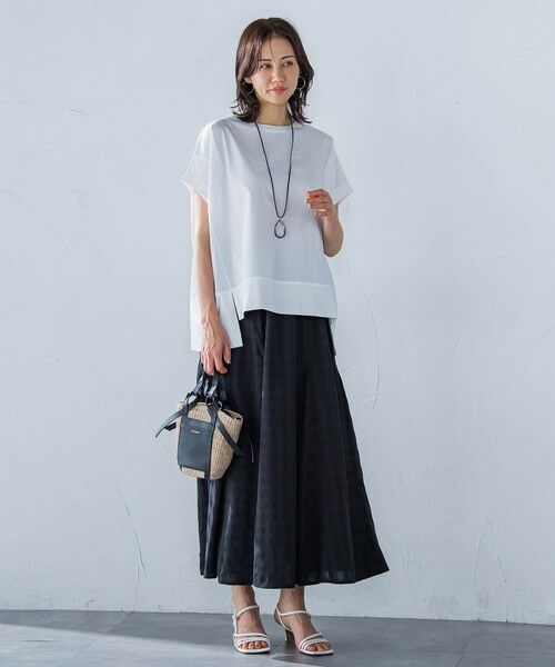 LAUTREAMONT / ロートレアモン ニット・セーター | 【WEB限定】リネンライクシアーニット≪手洗い可能≫ | 詳細4