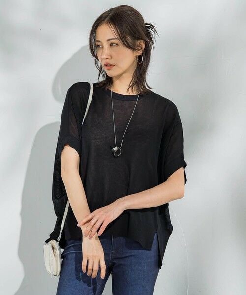 LAUTREAMONT / ロートレアモン ニット・セーター | 【WEB限定】リネンライクシアーニット≪手洗い可能≫ | 詳細9