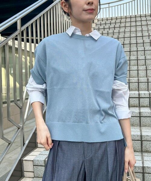 LAUTREAMONT / ロートレアモン ニット・セーター | 【WEB限定】リネンライクシアーニット≪手洗い可能≫ | 詳細22