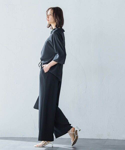 LAUTREAMONT / ロートレアモン シャツ・ブラウス | 【一部店舗限定販売】キレイ×リラックス スキッパーブラウス≪接触冷感/UV/洗濯機で洗える≫ | 詳細5