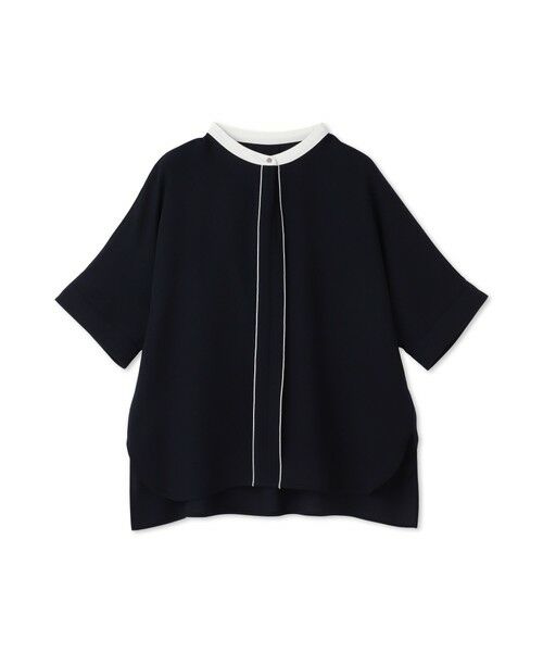 LAUTREAMONT / ロートレアモン シャツ・ブラウス | ジョーゼット配色ブラウス≪洗濯機で洗える≫ | 詳細9