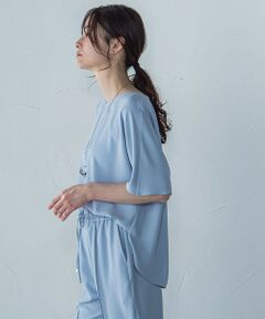 LAUTREAMONT / ロートレアモン シャツ・ブラウス | キレイ×リラックス ハーフスリーブブラウス≪接触冷感/UV/洗濯機で洗える≫