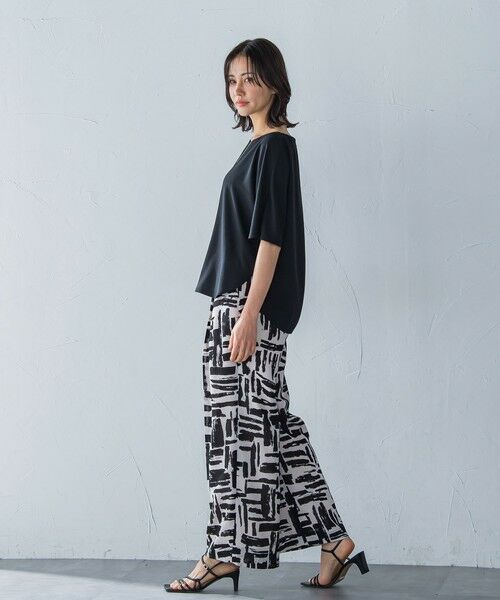 LAUTREAMONT / ロートレアモン シャツ・ブラウス | キレイ×リラックス ハーフスリーブブラウス≪接触冷感/UV/洗濯機で洗える≫ | 詳細2