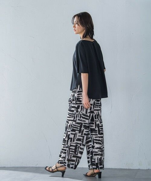 LAUTREAMONT / ロートレアモン シャツ・ブラウス | キレイ×リラックス ハーフスリーブブラウス≪接触冷感/UV/洗濯機で洗える≫ | 詳細4