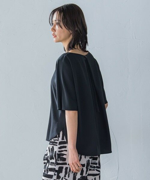 LAUTREAMONT / ロートレアモン シャツ・ブラウス | キレイ×リラックス ハーフスリーブブラウス≪接触冷感/UV/洗濯機で洗える≫ | 詳細5