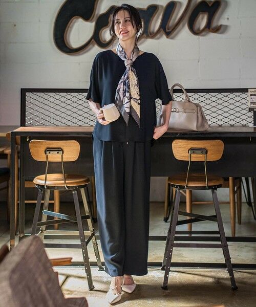 LAUTREAMONT / ロートレアモン シャツ・ブラウス | キレイ×リラックス ハーフスリーブブラウス≪接触冷感/UV/洗濯機で洗える≫ | 詳細7