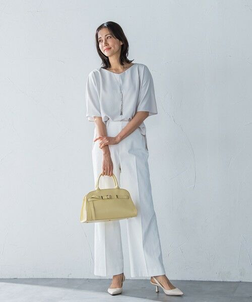 LAUTREAMONT / ロートレアモン シャツ・ブラウス | キレイ×リラックス ハーフスリーブブラウス≪接触冷感/UV/洗濯機で洗える≫ | 詳細14