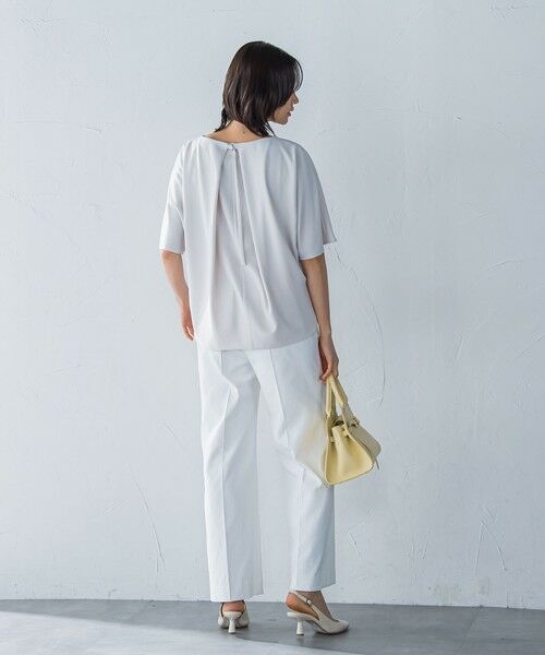 LAUTREAMONT / ロートレアモン シャツ・ブラウス | キレイ×リラックス ハーフスリーブブラウス≪接触冷感/UV/洗濯機で洗える≫ | 詳細16