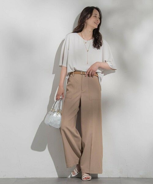 LAUTREAMONT / ロートレアモン シャツ・ブラウス | キレイ×リラックス ハーフスリーブブラウス≪接触冷感/UV/洗濯機で洗える≫ | 詳細17