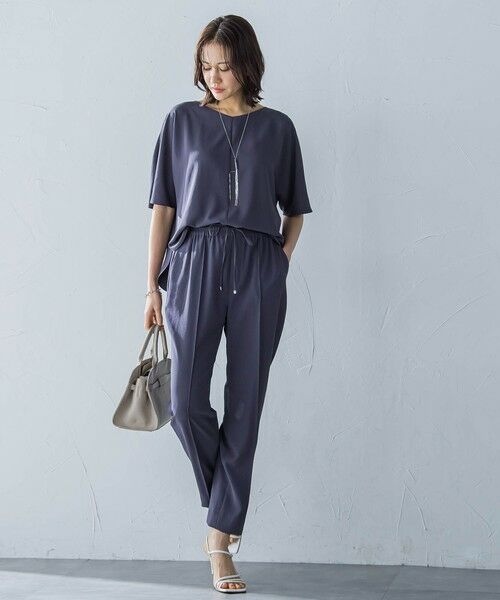 LAUTREAMONT / ロートレアモン シャツ・ブラウス | キレイ×リラックス ハーフスリーブブラウス≪接触冷感/UV/洗濯機で洗える≫ | 詳細25