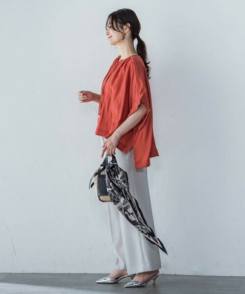 LAUTREAMONT / ロートレアモン シャツ・ブラウス | 【一部店舗限定販売】タック袖エアリーブラウス≪手洗い可能≫ | 詳細4