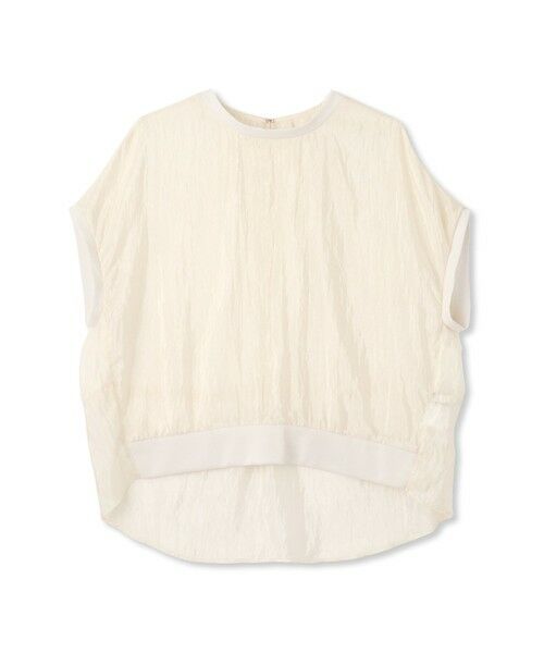 LAUTREAMONT / ロートレアモン シャツ・ブラウス | 【一部店舗限定販売】シャイニーシアーコンビプルオーバー≪手洗い可能≫ | 詳細3