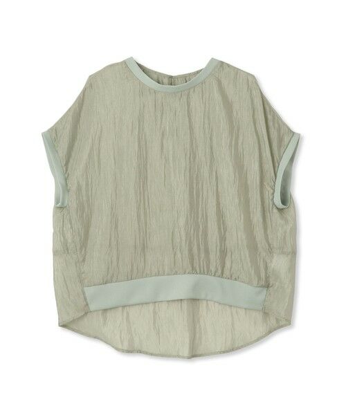 LAUTREAMONT / ロートレアモン シャツ・ブラウス | 【一部店舗限定販売】シャイニーシアーコンビプルオーバー≪手洗い可能≫ | 詳細12