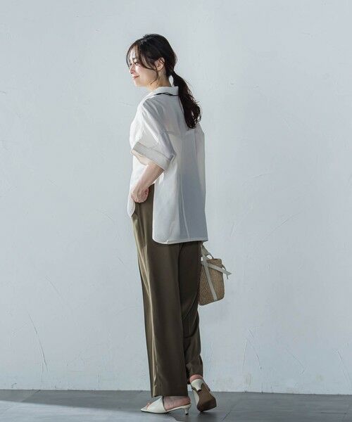 LAUTREAMONT / ロートレアモン シャツ・ブラウス | 【一部店舗限定販売】ミニマルシャツライクプルオーバー≪手洗い可能≫ | 詳細2