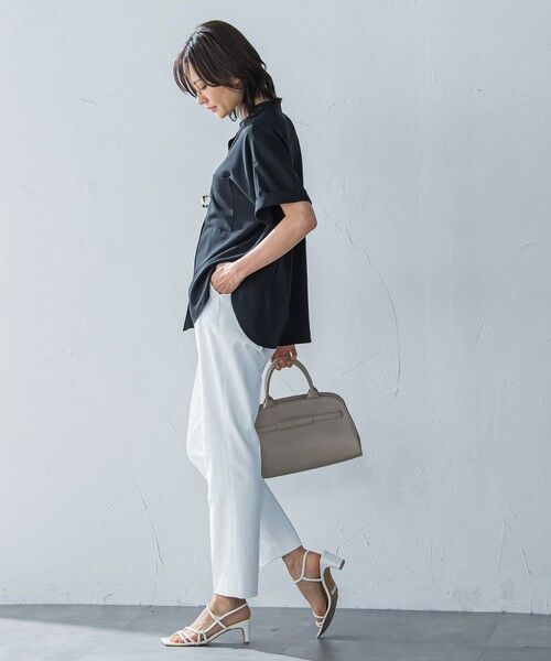 LAUTREAMONT / ロートレアモン シャツ・ブラウス | キレイ×リラックス バンドカラーブラウス≪接触冷感/UV/洗濯機で洗える≫ | 詳細2