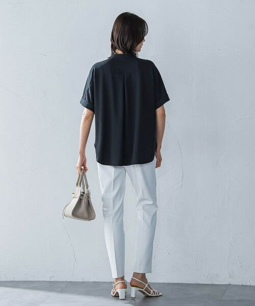 LAUTREAMONT / ロートレアモン シャツ・ブラウス | キレイ×リラックス バンドカラーブラウス≪接触冷感/UV/洗濯機で洗える≫ | 詳細3