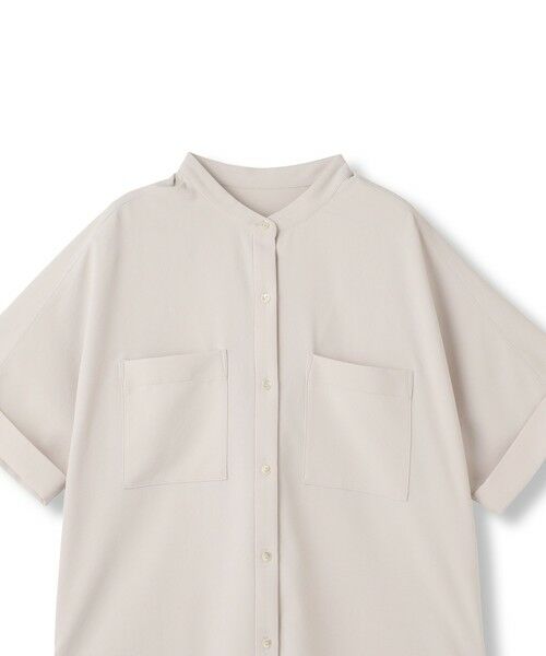 LAUTREAMONT / ロートレアモン シャツ・ブラウス | キレイ×リラックス バンドカラーブラウス≪接触冷感/UV/洗濯機で洗える≫ | 詳細13