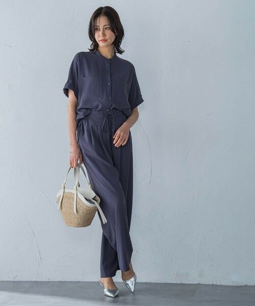 LAUTREAMONT / ロートレアモン シャツ・ブラウス | キレイ×リラックス バンドカラーブラウス≪接触冷感/UV/洗濯機で洗える≫ | 詳細22