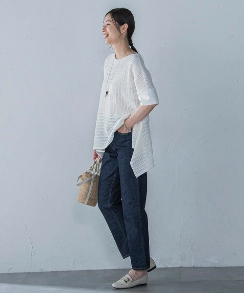 LAUTREAMONT / ロートレアモン シャツ・ブラウス | 綿麻ラッセル5分袖ブラウス≪手洗い可能≫ | 詳細2