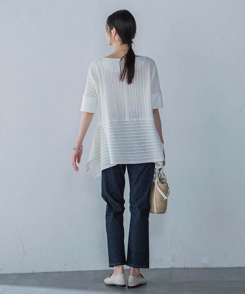 LAUTREAMONT / ロートレアモン シャツ・ブラウス | 綿麻ラッセル5分袖ブラウス≪手洗い可能≫ | 詳細3