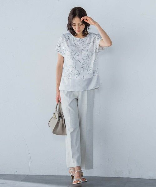 LAUTREAMONT / ロートレアモン シャツ・ブラウス | ラインフラワープリントブラウス≪洗濯機で洗える≫ | 詳細3