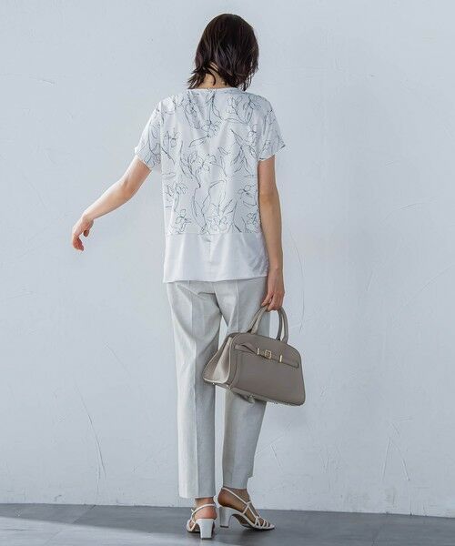 LAUTREAMONT / ロートレアモン シャツ・ブラウス | ラインフラワープリントブラウス≪洗濯機で洗える≫ | 詳細4