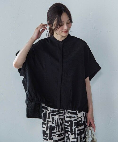 LAUTREAMONT - 新品✨タグ付き♪定価16,500円　ロートレ・アモン　手洗いできるブラウス 透けにくい】ストレッチシフォンブラウス≪洗濯機で洗える