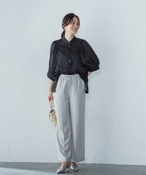 LAUTREAMONT / ロートレアモン シャツ・ブラウス | 【WEB限定】シアースリーブギャザーカラーブラウス≪手洗い可能≫ | 詳細4