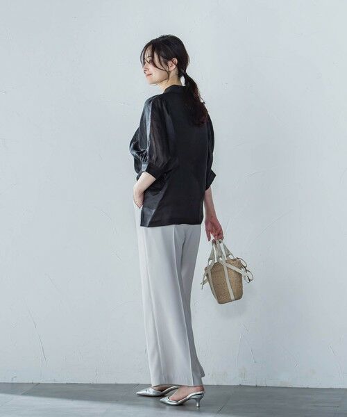 LAUTREAMONT / ロートレアモン シャツ・ブラウス | 【WEB限定】シアースリーブギャザーカラーブラウス≪手洗い可能≫ | 詳細5