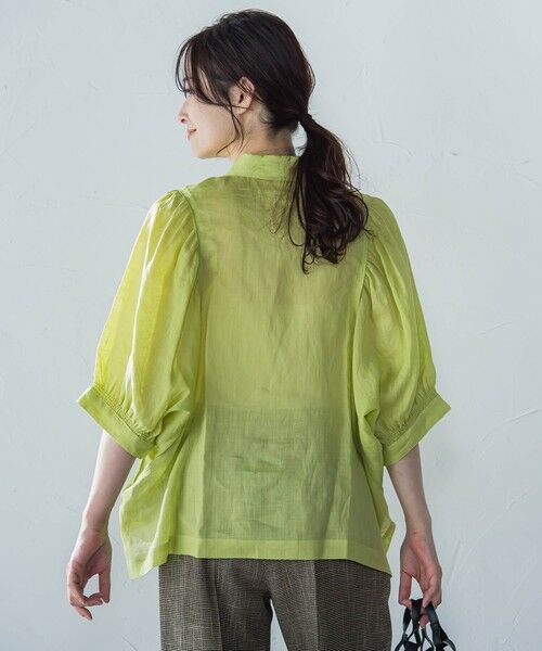 LAUTREAMONT / ロートレアモン シャツ・ブラウス | 【WEB限定】シアースリーブギャザーカラーブラウス≪手洗い可能≫ | 詳細10