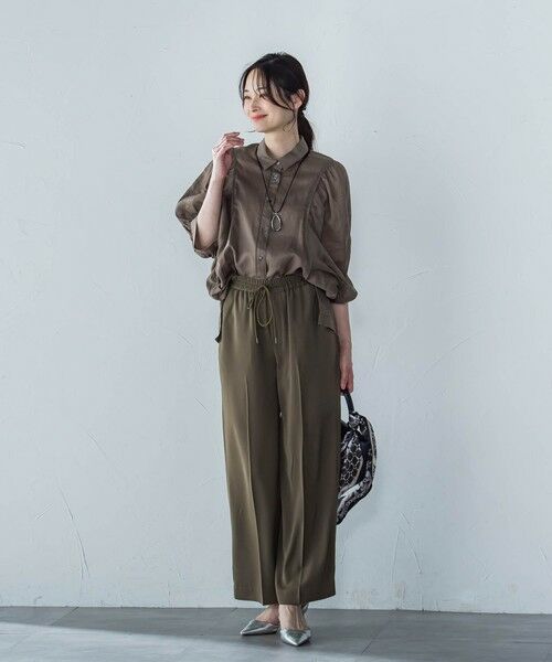 LAUTREAMONT / ロートレアモン シャツ・ブラウス | 【WEB限定】シアースリーブギャザーカラーブラウス≪手洗い可能≫ | 詳細16