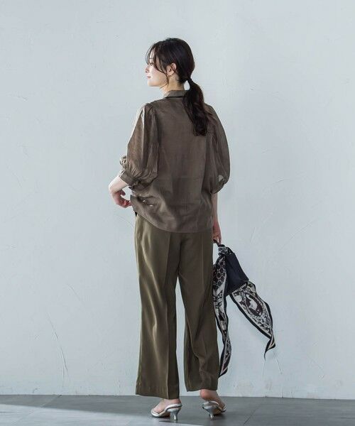 LAUTREAMONT / ロートレアモン シャツ・ブラウス | 【WEB限定】シアースリーブギャザーカラーブラウス≪手洗い可能≫ | 詳細17