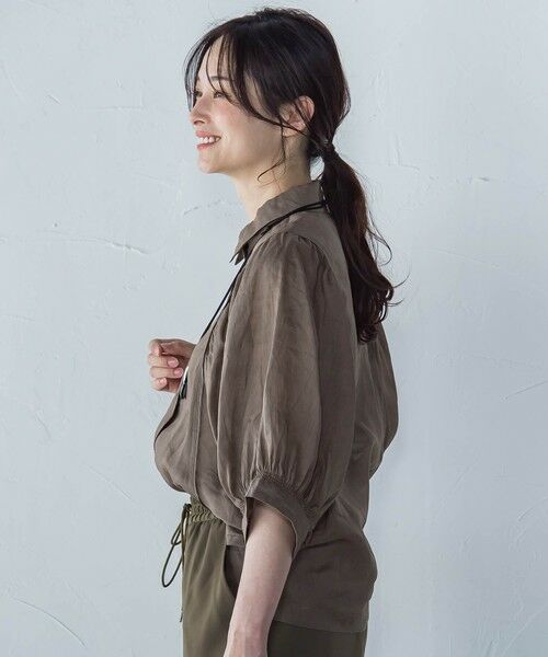 LAUTREAMONT / ロートレアモン シャツ・ブラウス | 【WEB限定】シアースリーブギャザーカラーブラウス≪手洗い可能≫ | 詳細18