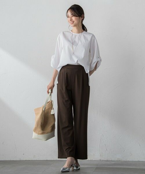 LAUTREAMONT / ロートレアモン シャツ・ブラウス | 【WEB限定】クールマックスサッカーブラウス≪洗濯機で洗える≫ | 詳細2