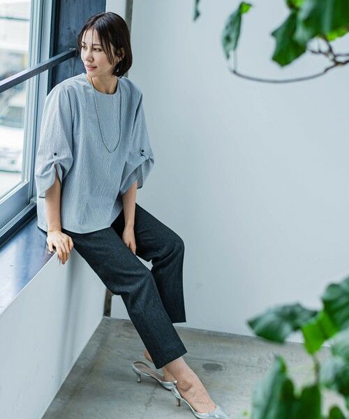 LAUTREAMONT / ロートレアモン シャツ・ブラウス | 【WEB限定】クールマックスサッカーブラウス≪洗濯機で洗える≫ | 詳細7