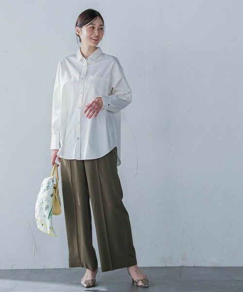 LAUTREAMONT / ロートレアモン シャツ・ブラウス | 【WEB限定】極上ライトデニムシャツ≪洗濯機で洗える≫ | 詳細4