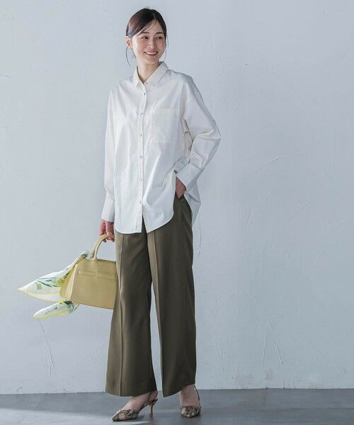 LAUTREAMONT / ロートレアモン シャツ・ブラウス | 【WEB限定】極上ライトデニムシャツ≪洗濯機で洗える≫ | 詳細5