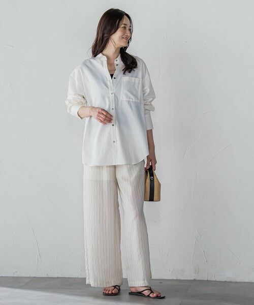 LAUTREAMONT / ロートレアモン シャツ・ブラウス | 【WEB限定】極上ライトデニムシャツ≪洗濯機で洗える≫ | 詳細8