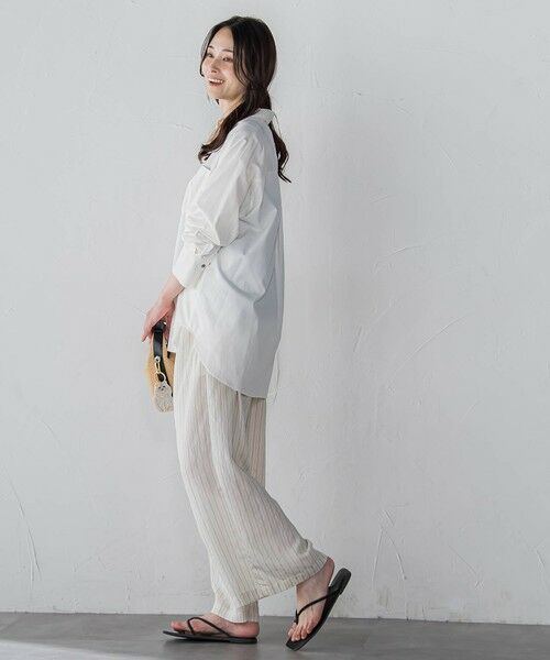 LAUTREAMONT / ロートレアモン シャツ・ブラウス | 【WEB限定】極上ライトデニムシャツ≪洗濯機で洗える≫ | 詳細10