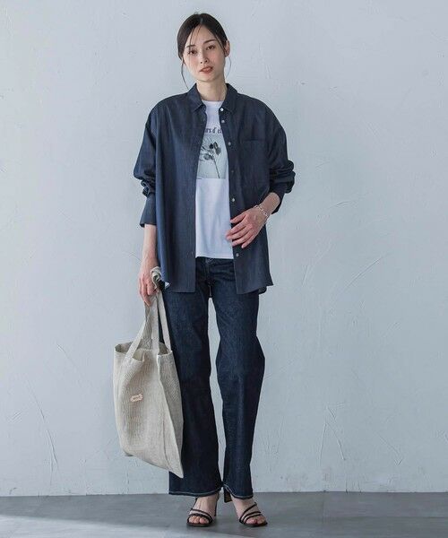 LAUTREAMONT / ロートレアモン シャツ・ブラウス | 【WEB限定】極上ライトデニムシャツ≪洗濯機で洗える≫ | 詳細15