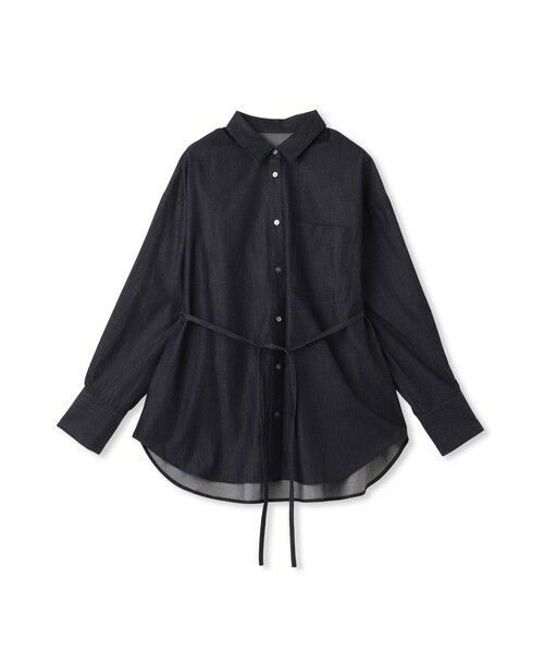 LAUTREAMONT / ロートレアモン シャツ・ブラウス | 【WEB限定】極上ライトデニムシャツ≪洗濯機で洗える≫ | 詳細12